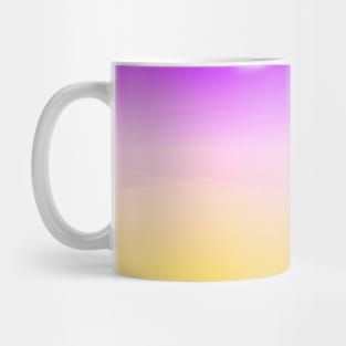 yellow pink purple white abstract texture Mug